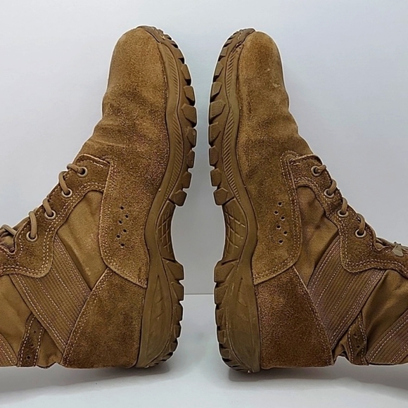 Belleville | C320 tan lace-up combat tactile boots | MENS 11.5 (wide) - Picture 9 of 10